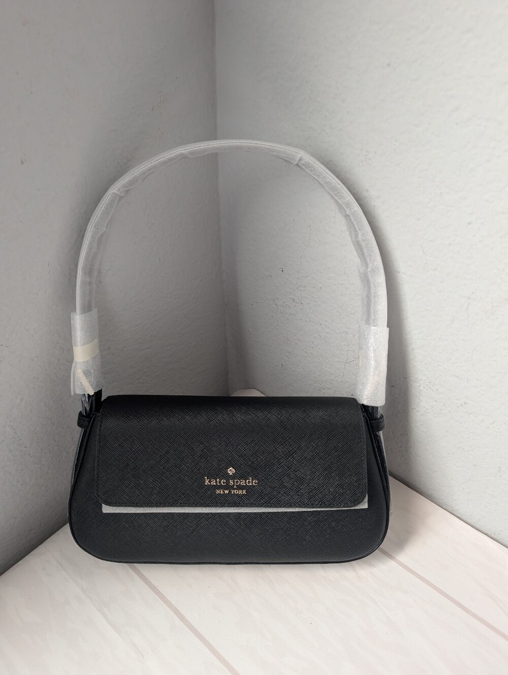 NWT Kate Spade KP893 Gwen Shoulder Bag In Black